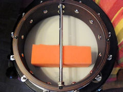 Gold Tone with sponge dampener