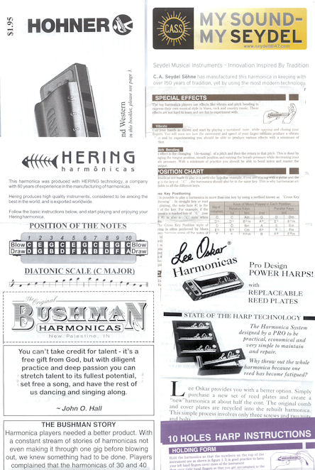 harmonica manuals 
