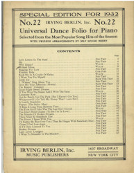 Irving Berlin Songbook, 1932